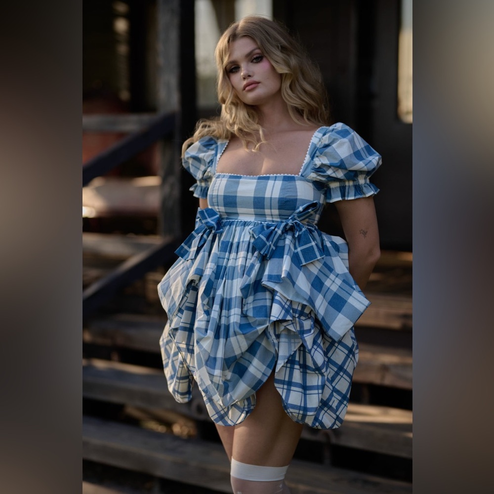SELKIE, The Tea Towel Mini Love Story Dress, medium - Picture 8 of 16